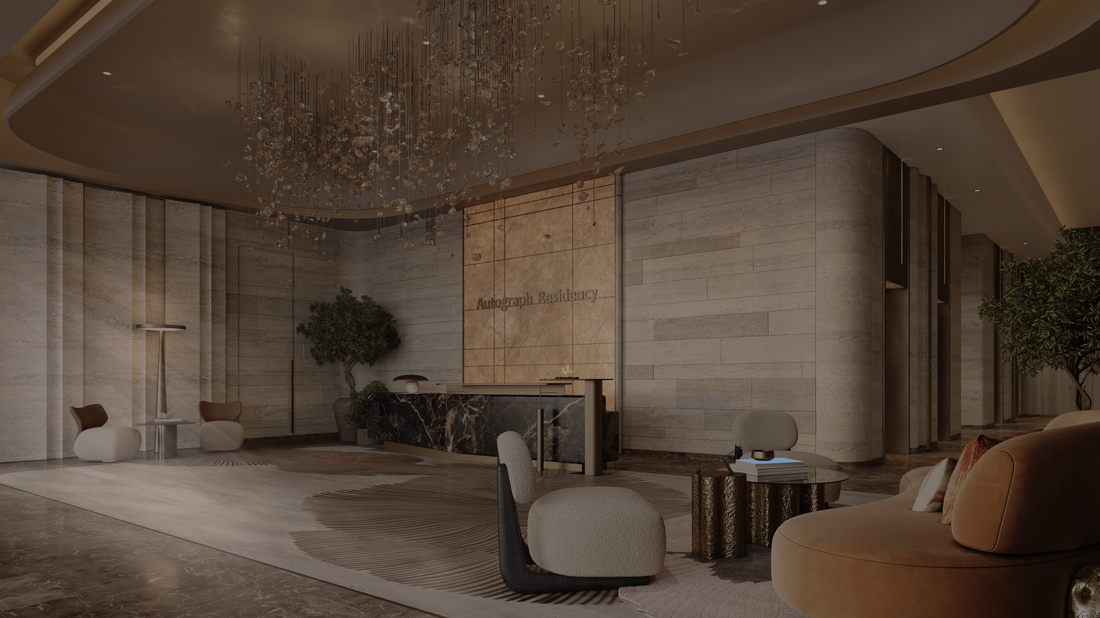 Autograph Residency lobby and exterior